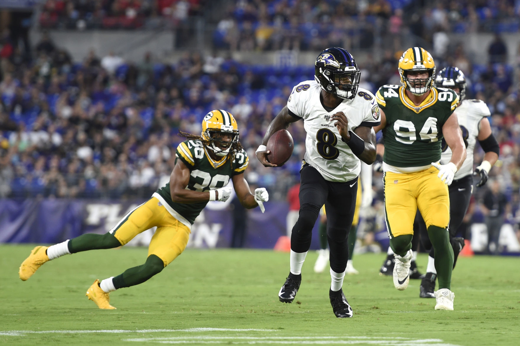 Ravens 26, Packers 13